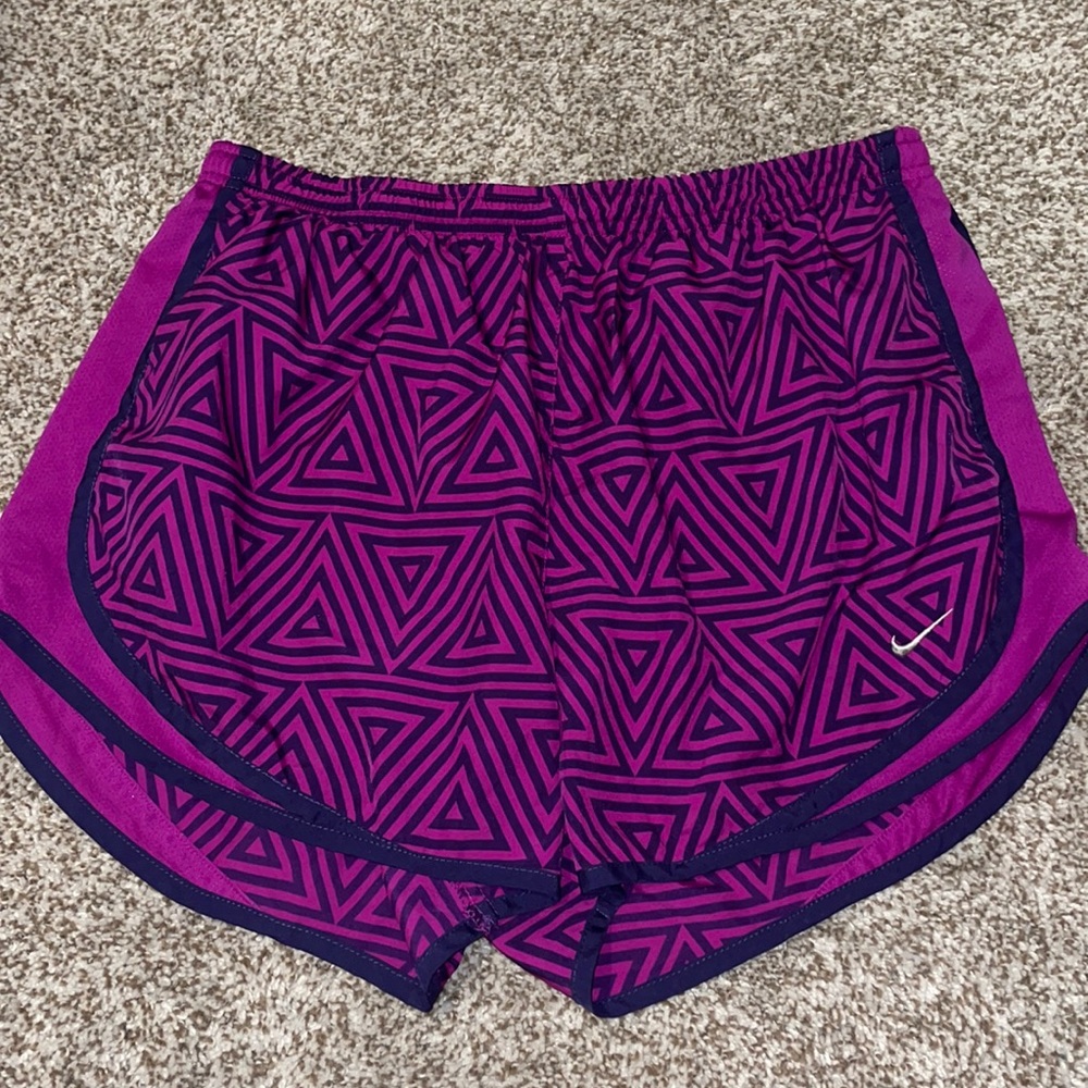 purple nike tempo shorts